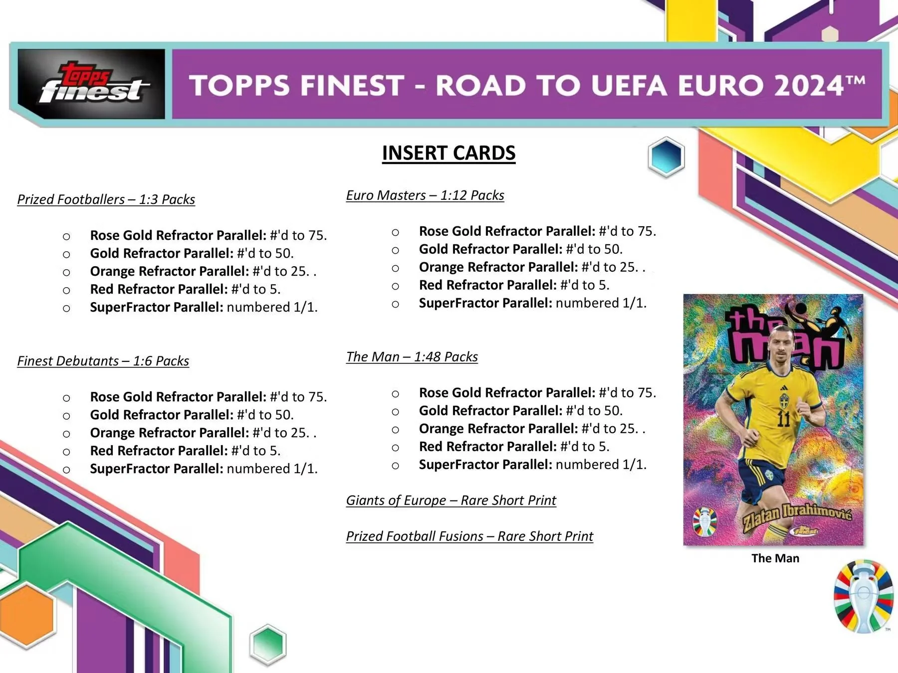 2024 Topps Finest Road to UEFA Euro Soccer Hobby Box - Image 3