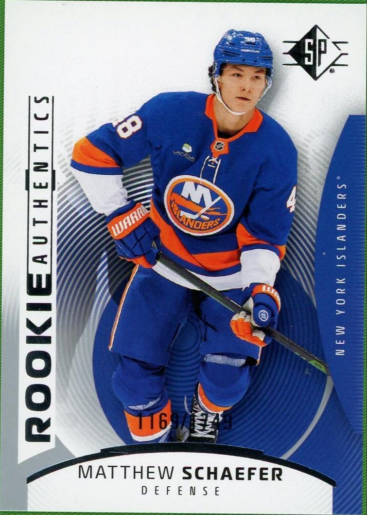 2025-26 Upper Deck Rookie Authentics Matthew Schaefer /1749