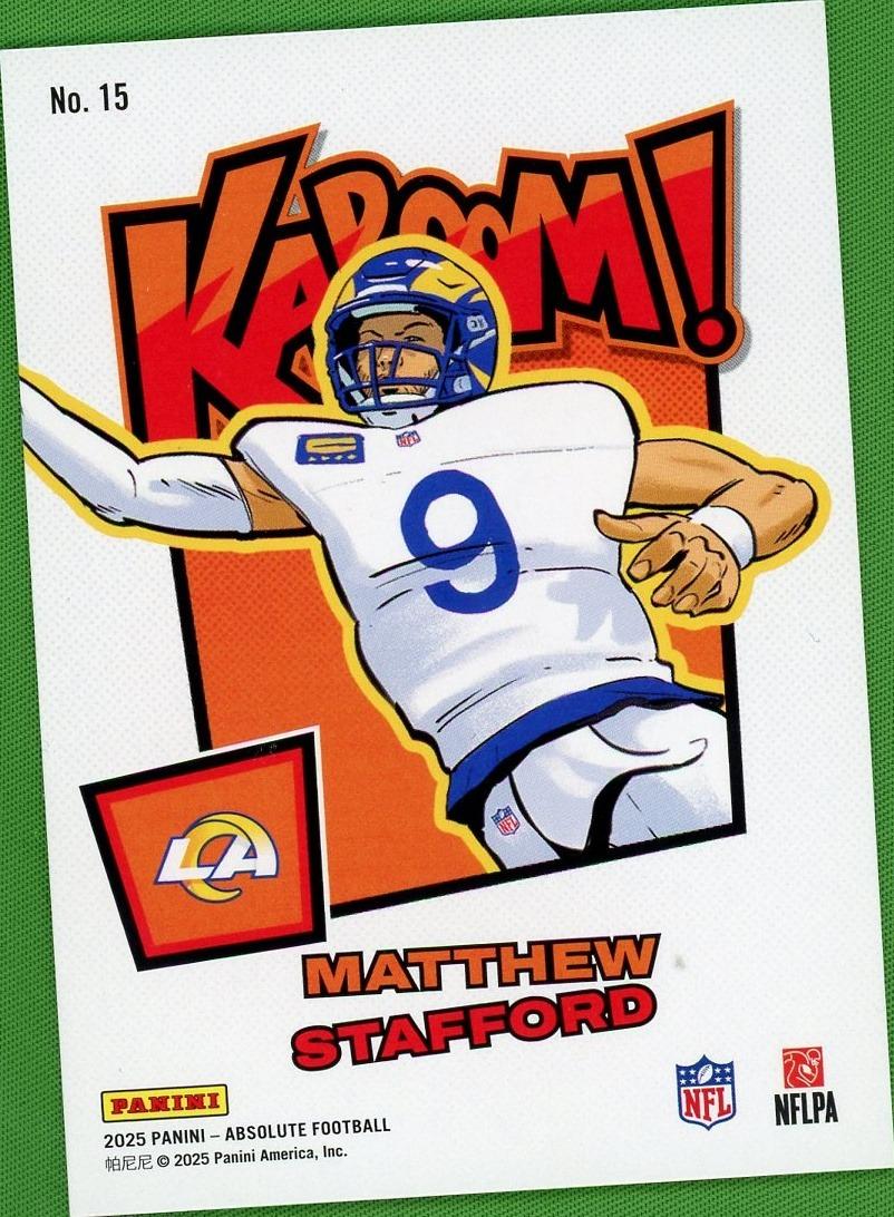 2025 Absoulte football Matthew Stafford Kaboom - Image 2