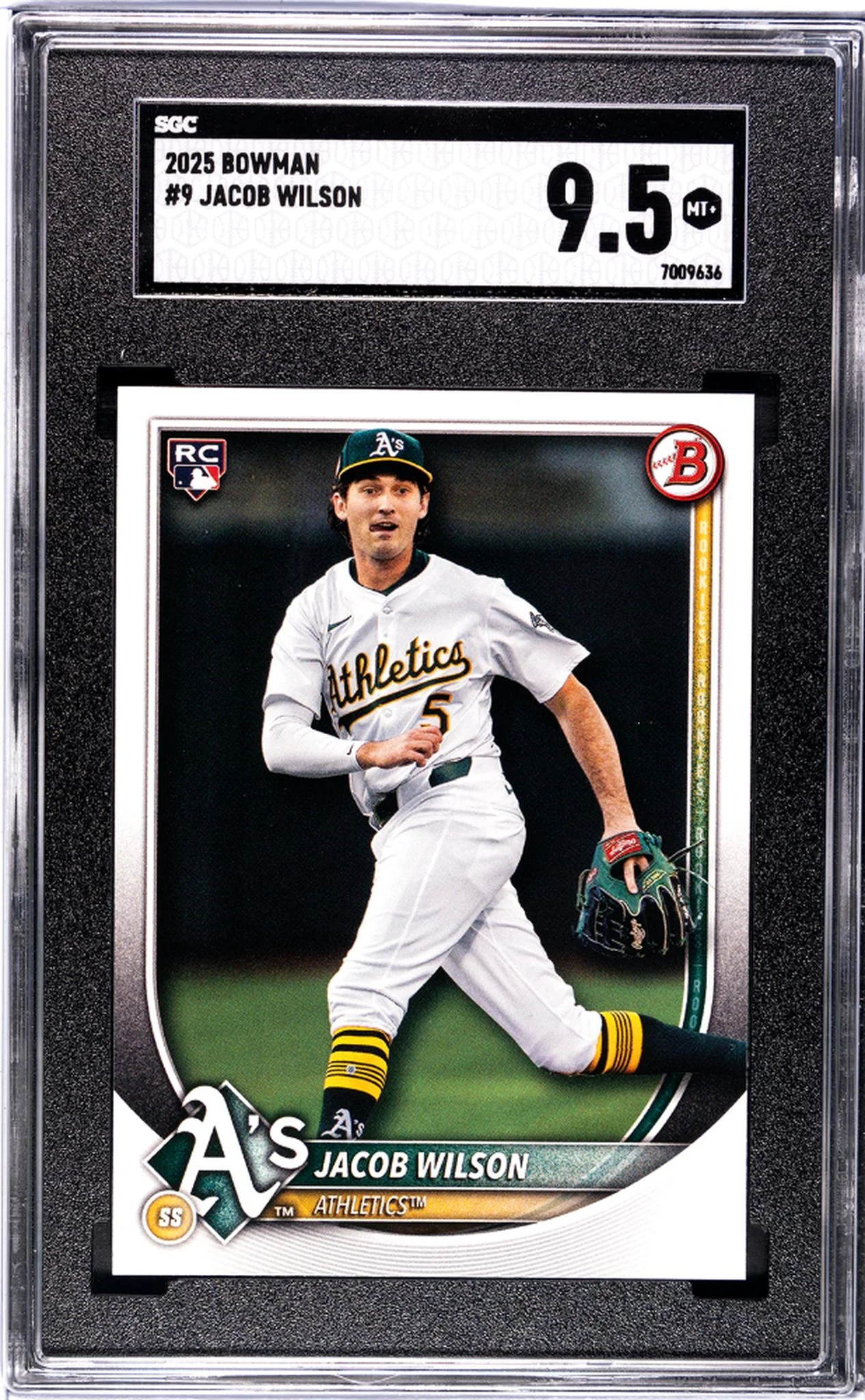 2025 Bowman #9 Jacob Wilson SGC 9.5
