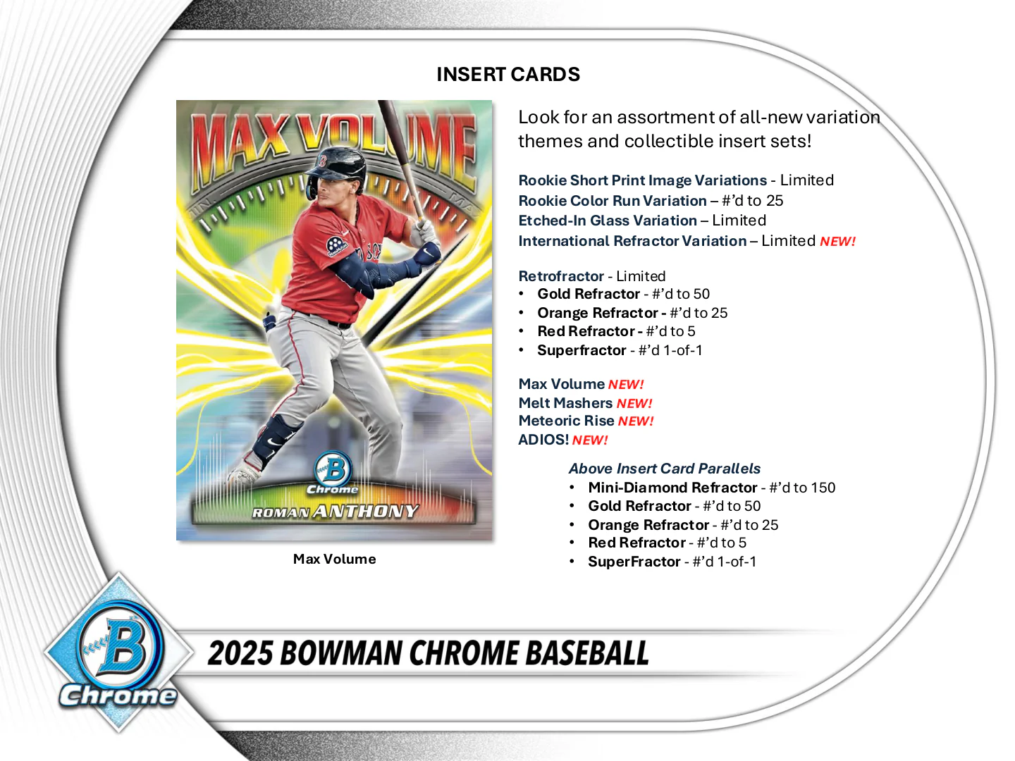 2025 Bowman Chrome Baseball Hobby Box - Image 5