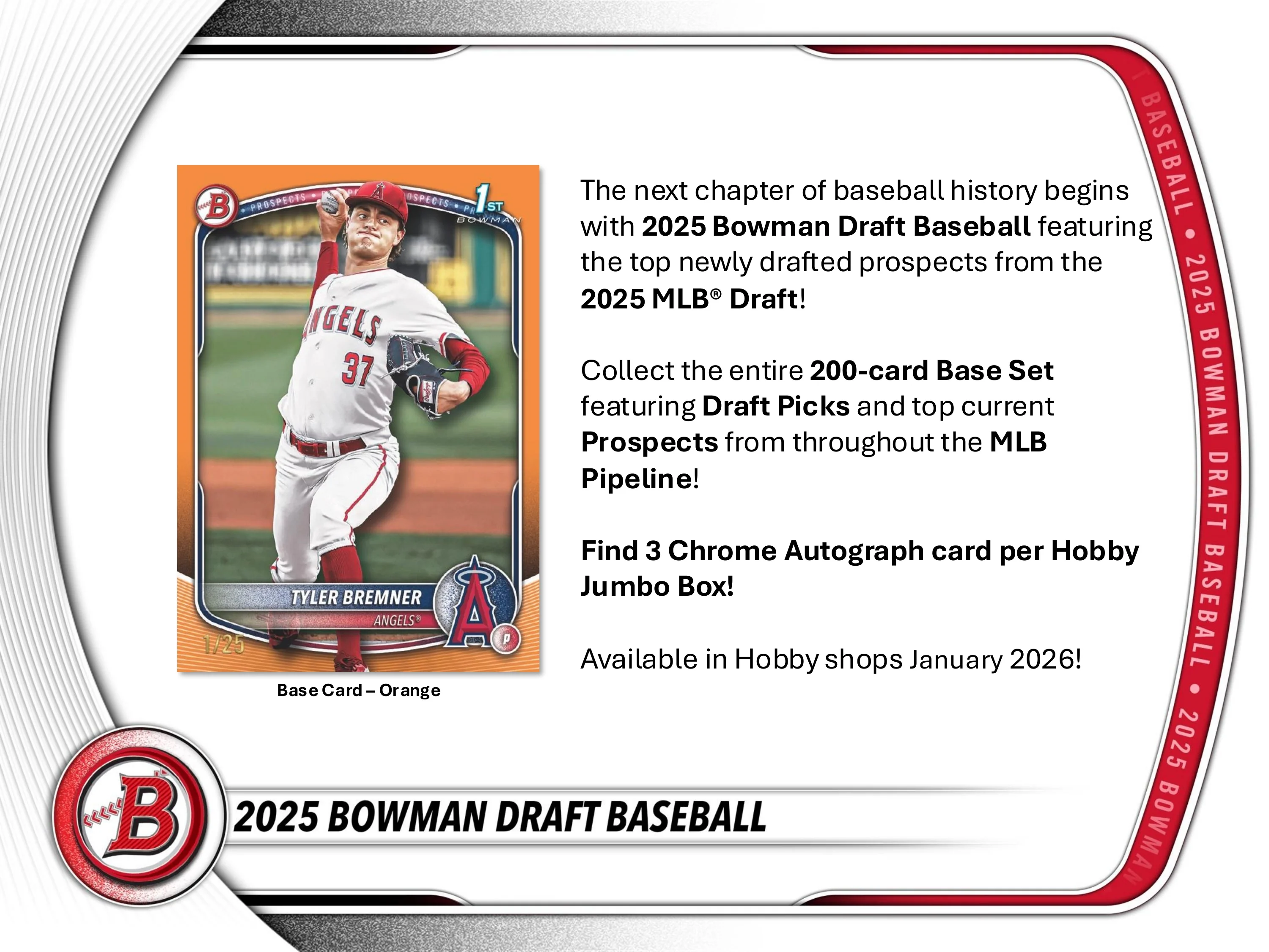 2025 Bowman Draft Baseball Hobby Jumbo Box - Image 2
