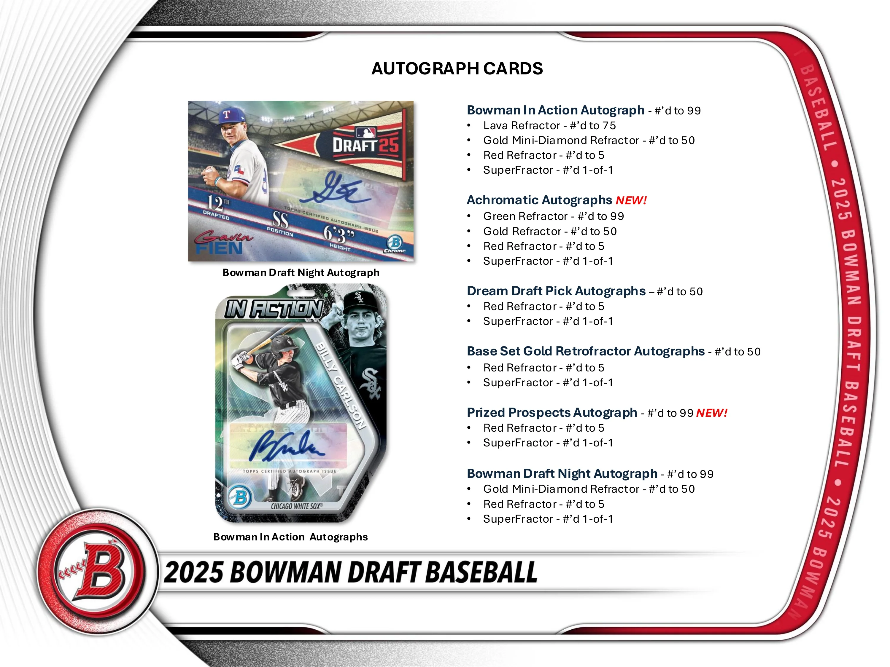 2025 Bowman Draft Baseball Super Jumbo Box - Image 7