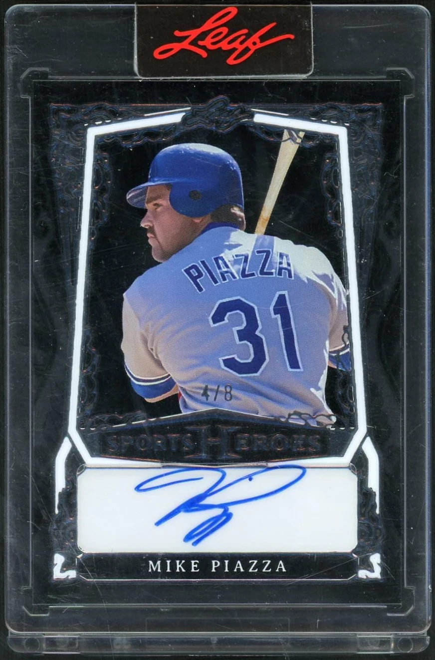 2025 Leaf Sports Heroes Mike Piazza Auto /8