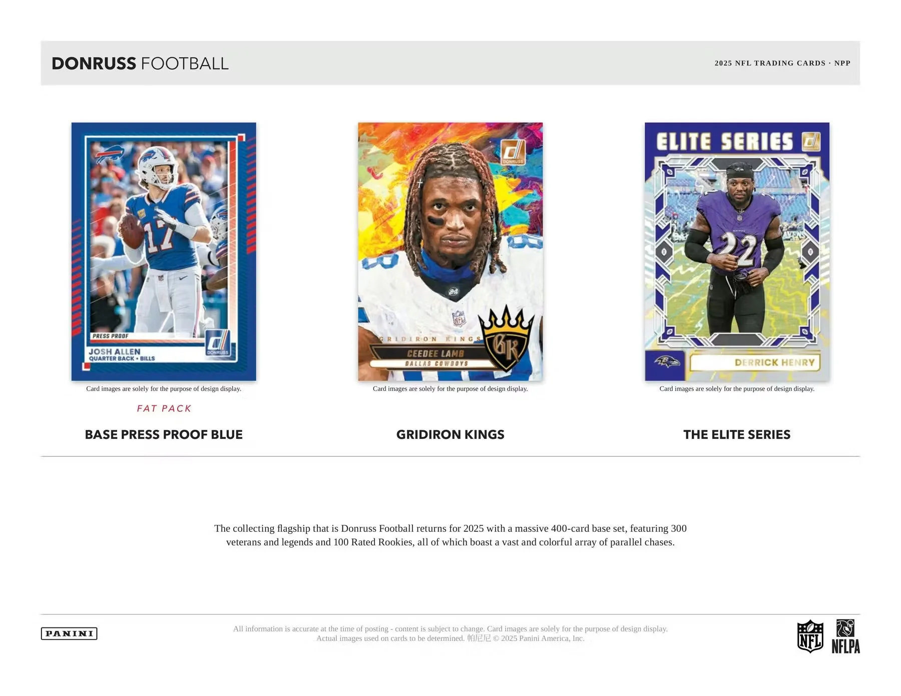 2025 Panini Donruss Football Fat Pack Display Box - Image 3