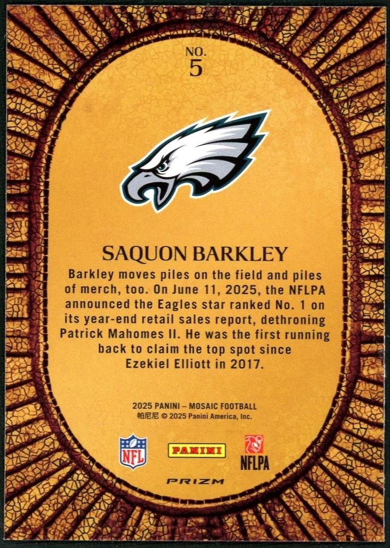 2025 Saquon Barkley Micro Mosiac - Image 2