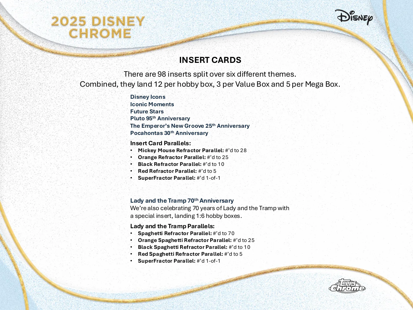 2025 Topps Chrome Disney Hobby Box - Image 4