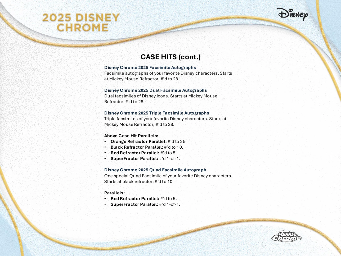2025 Topps Chrome Disney Hobby Box - Image 7