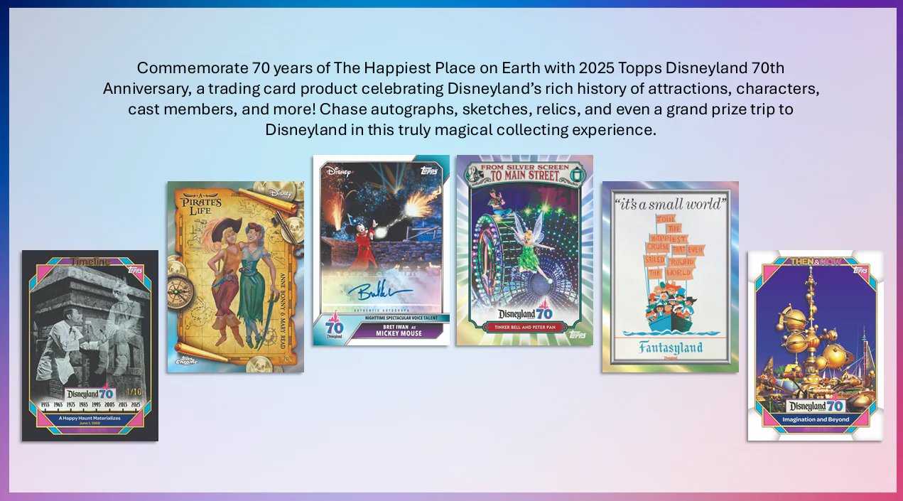 2025 Topps Disneyland 70th Anniversary Blaster Box - Image 2