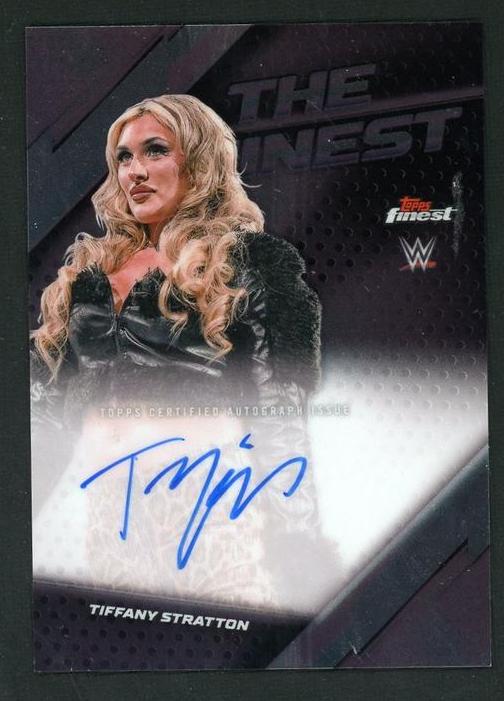 2025 Topps Finest TFA-TIF Tiffany Stratton The Finest Auto