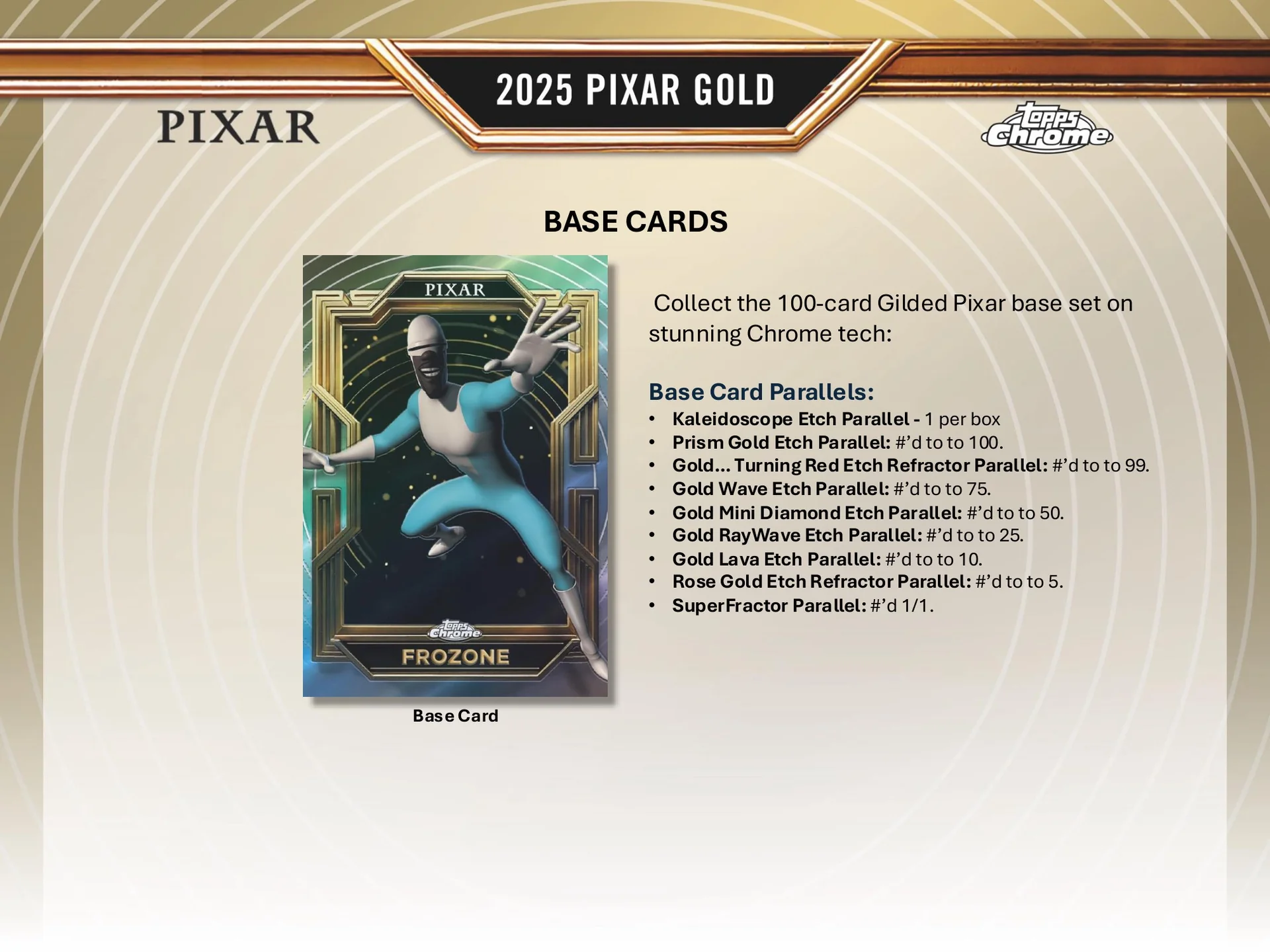 2025 Topps Pixar Gold Hobby Box - Image 3
