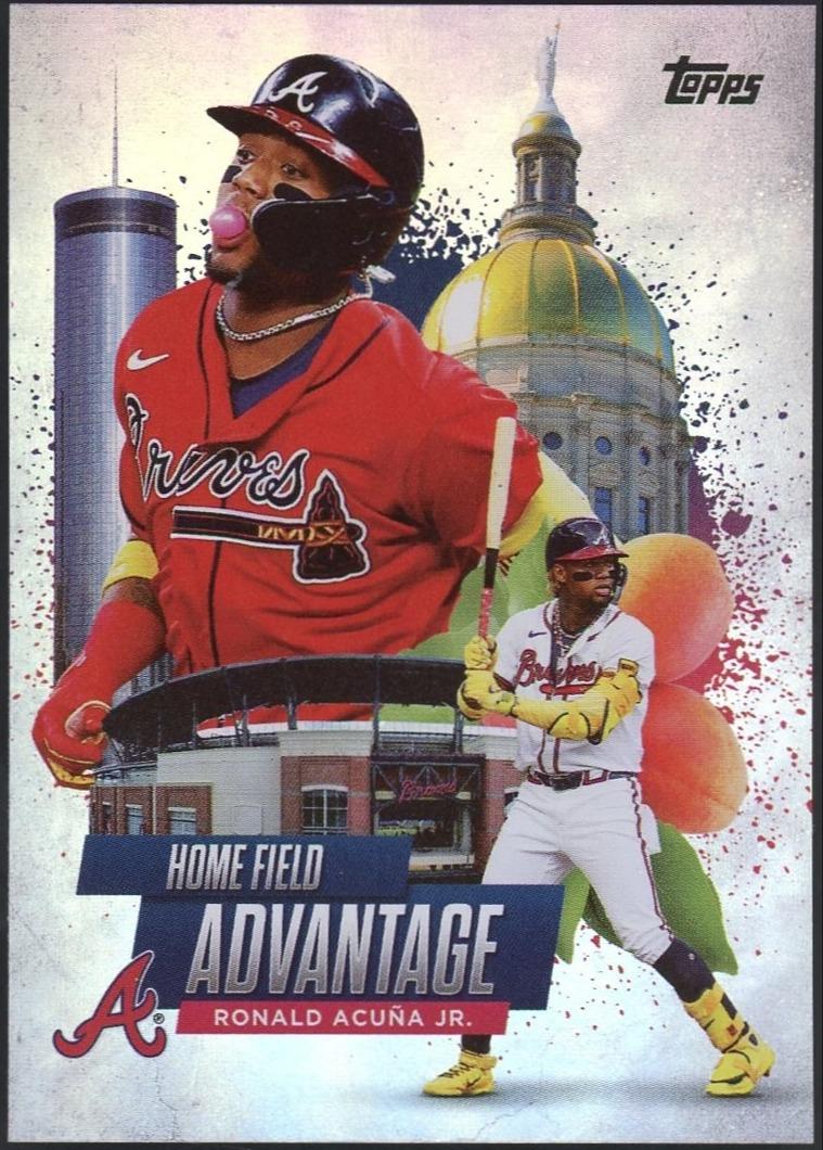 2025 Topps Series 1 Home Field Advantage Ronald Acuna Jr