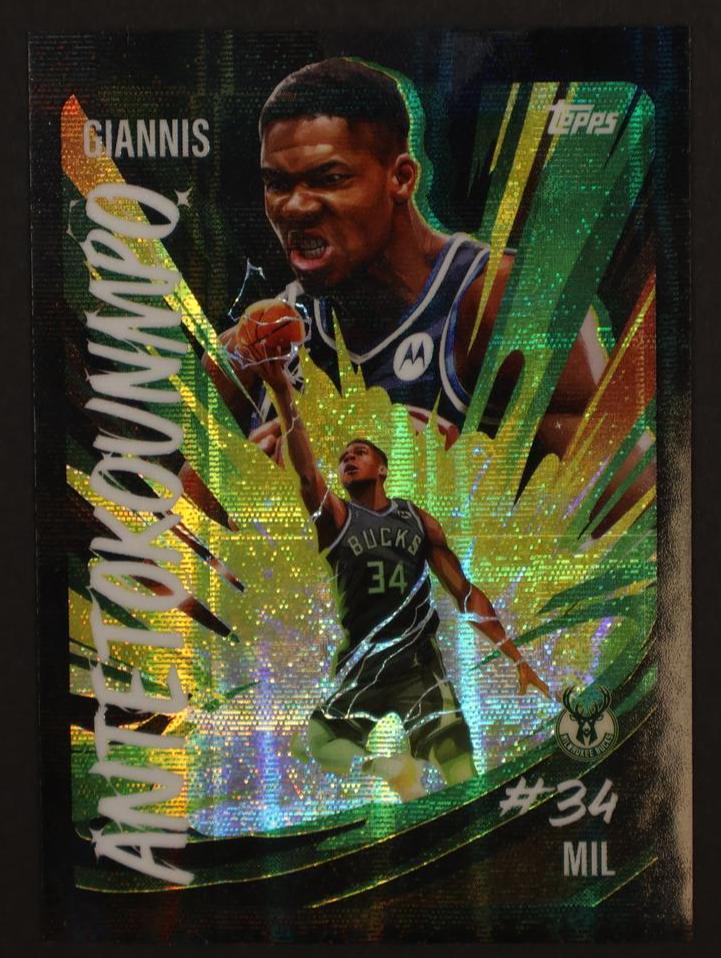 2025 Topps UV-2 Giannis Antetokounmpo Milwaukee Bucks