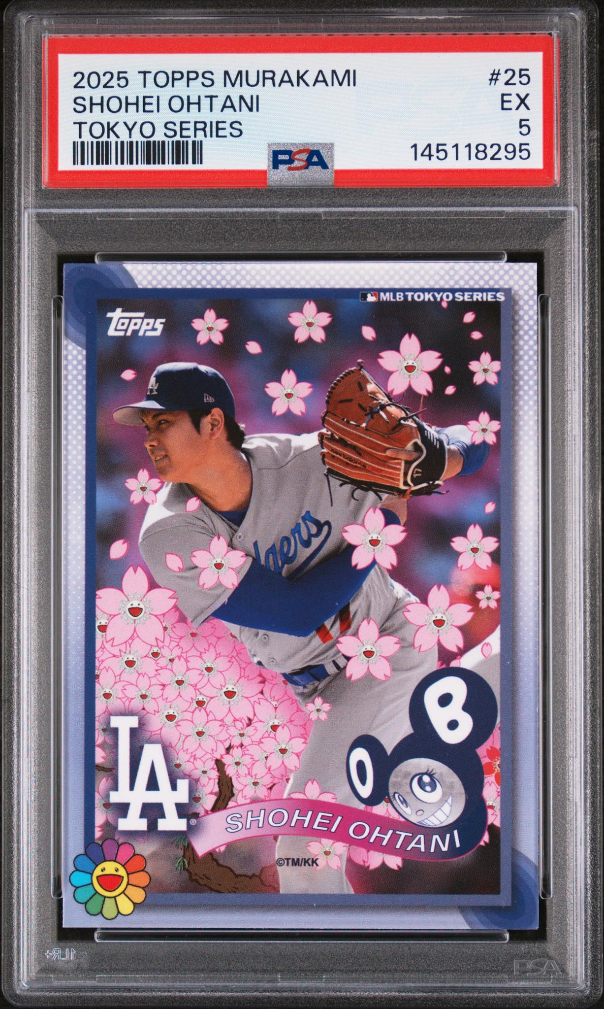 2025 Topps X Takashi Murakami Tokyo Series Shohei Ohtani #25 PSA 5