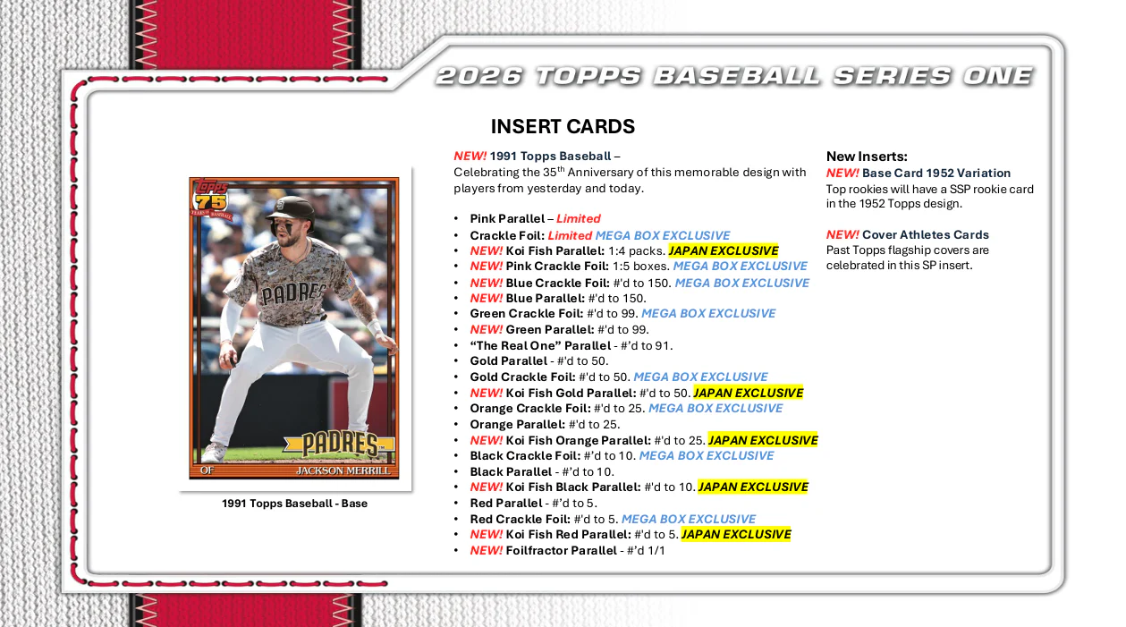 2026 Topps Series 1 Baseball Tin Box - Image 6