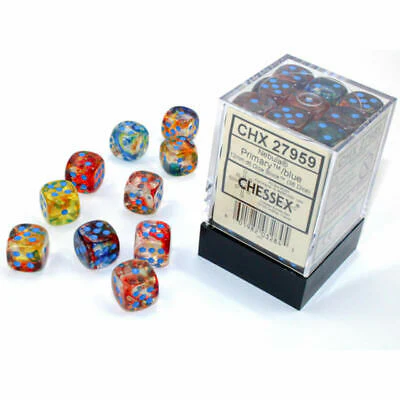 Chessex Nebula Primary Turquoise Luminary 12 MM Set