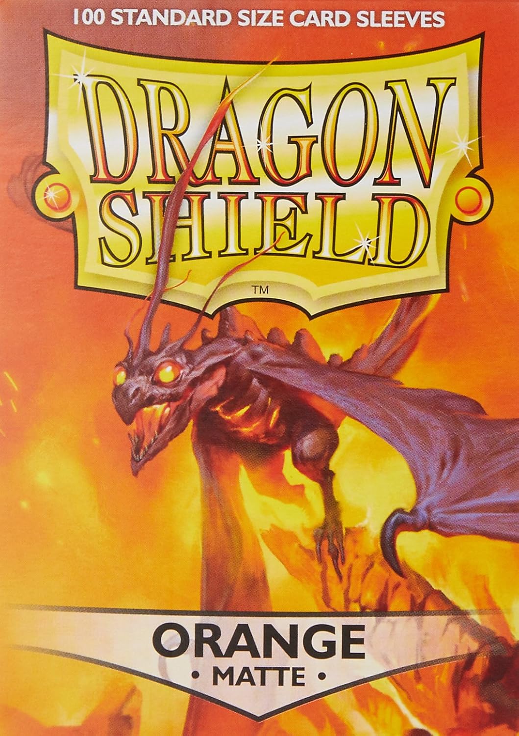 Dragon Shield Sleeves: Standard Matte - Orange 100CT