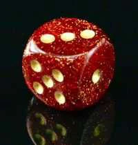 Glitter Ruby With Gold 7 Die Set