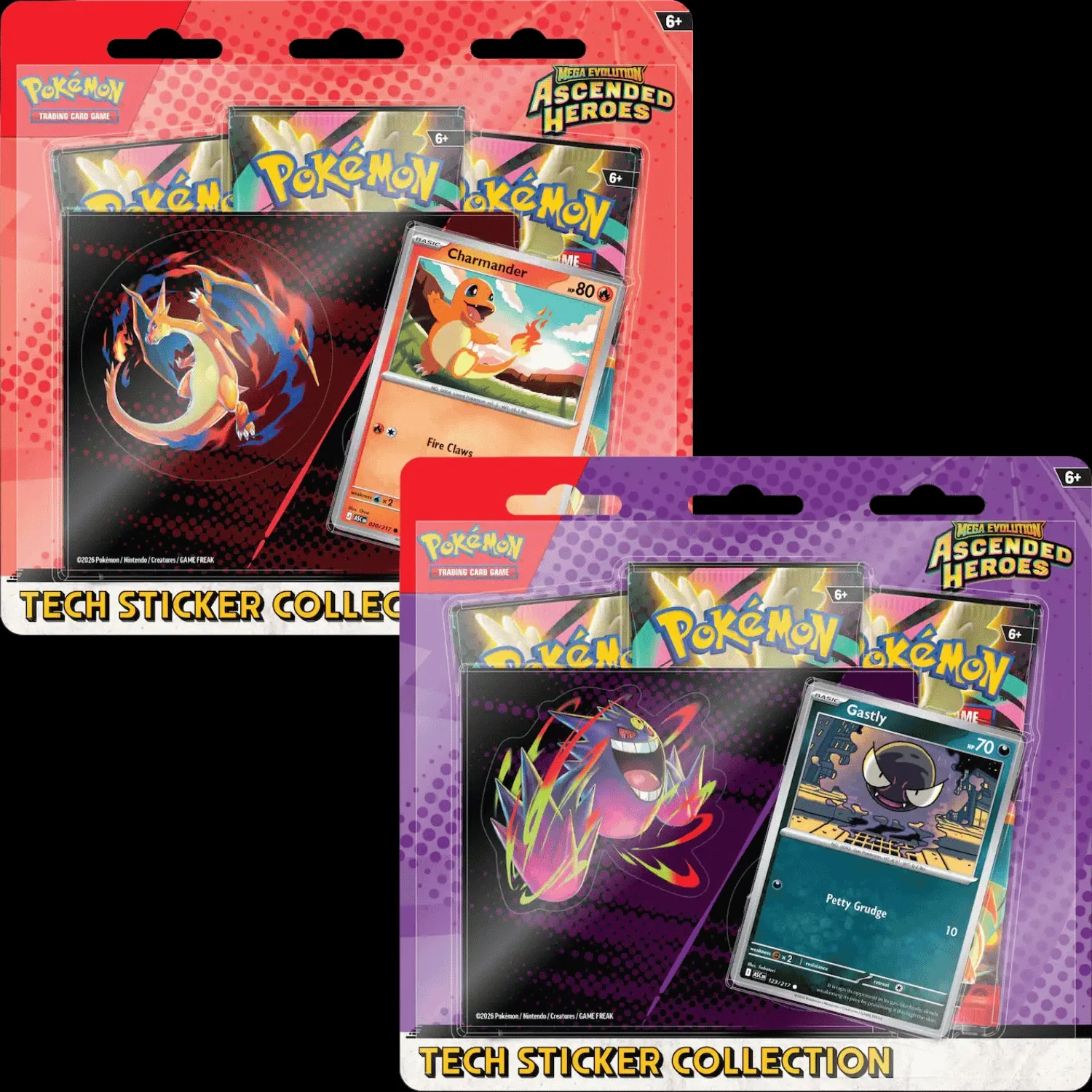 Pokemon Mega Evolution Ascended Heroes Tech Sticker Collection