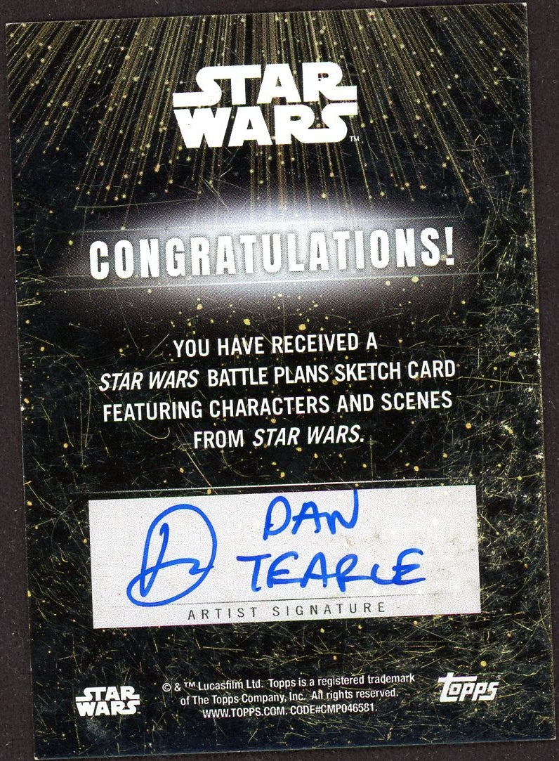 Topps  Star Wars Battle Plans Auto - Image 2